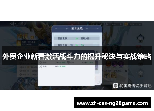 外贸企业新春激活战斗力的提升秘诀与实战策略