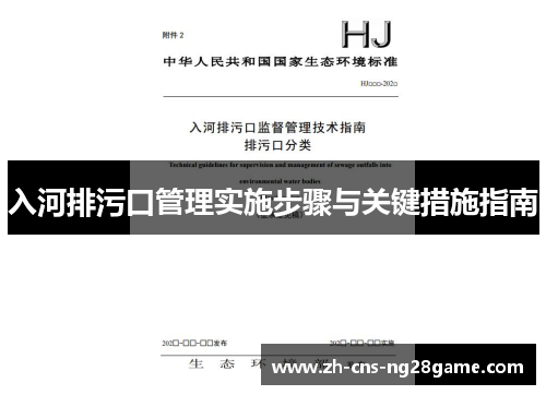 入河排污口管理实施步骤与关键措施指南